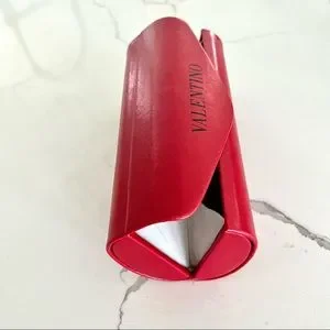 Vintage Valentino Hardshell Glasses Case Valentino Red Sunglasses Eye Glasses Hard Clamshell Case  main image 2